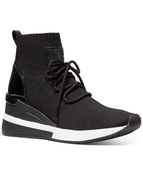 michael kors sneakers skyler|michael kors wedge ankle boots.